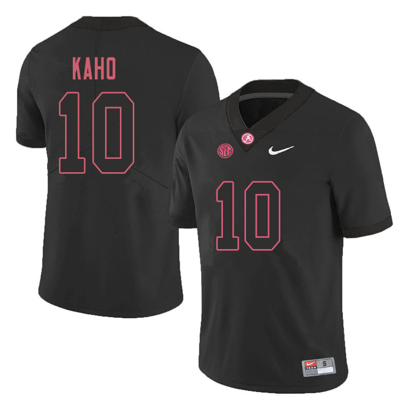 Men #10 Ale Kaho Alabama Crimson Tide College Football Jerseys Sale-Blackout